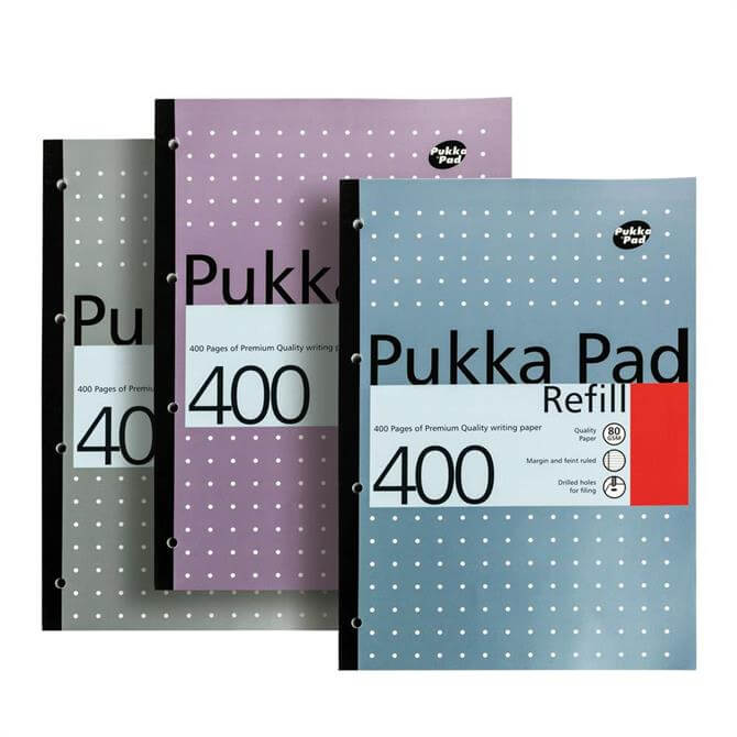 Pukka 400 Page A4 Refill Pad